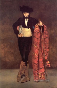 Junger Mann im Kostüm eines Majo Realismus Impressionismus Edouard Manet Ölgemälde